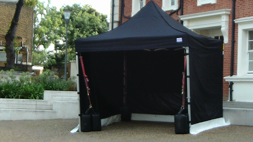 Front of house Gazebo