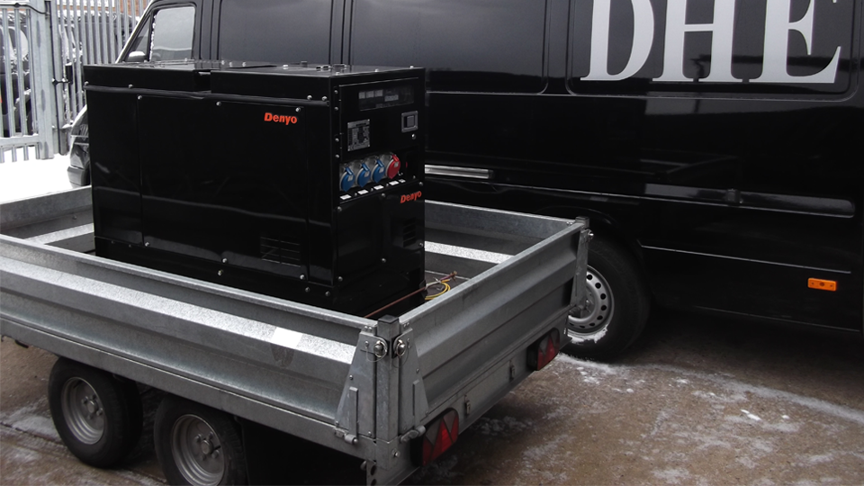 Cheshire Stage Hire 12.5KVA Generator